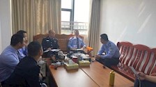  广西警察学院无人机研究所到南宁市公安局武鸣分局调研