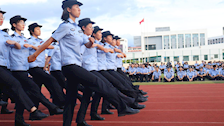司法应用学院举行队列会操比赛