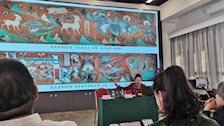 广西警察学院师生走进广西书画院聆听敦煌艺术讲座