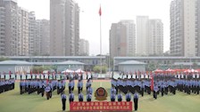 第二届体育节暨公安专业学生首届警务实战技能大比武隆重开幕