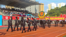 广西警察学院第五届田径运动会正式开幕
