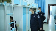 刑事科学技术学院领导走访并检查学生宿舍
