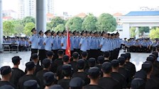 治安学院学生会操展示